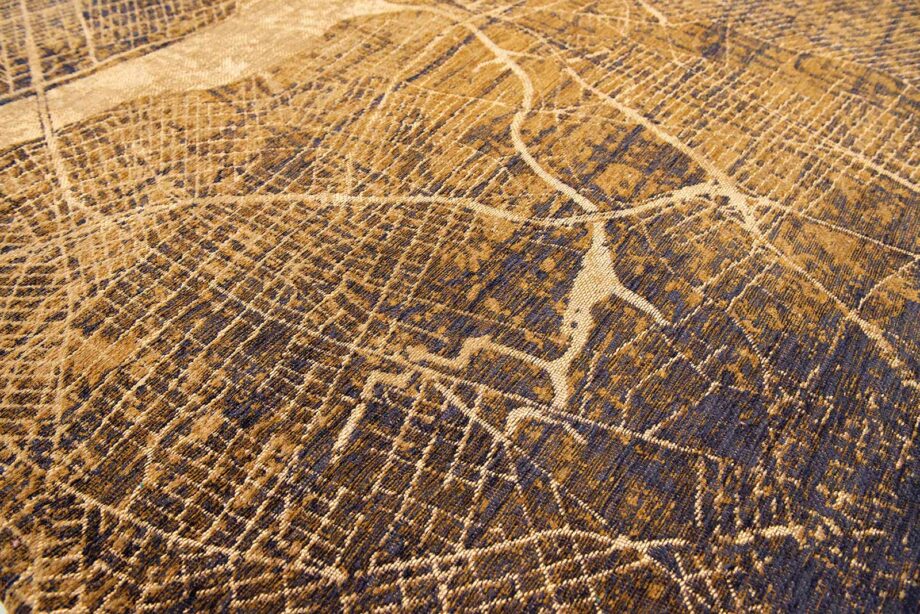 Louis De Poortere Teppich, Cities Gatsby Gold 9315, New York design