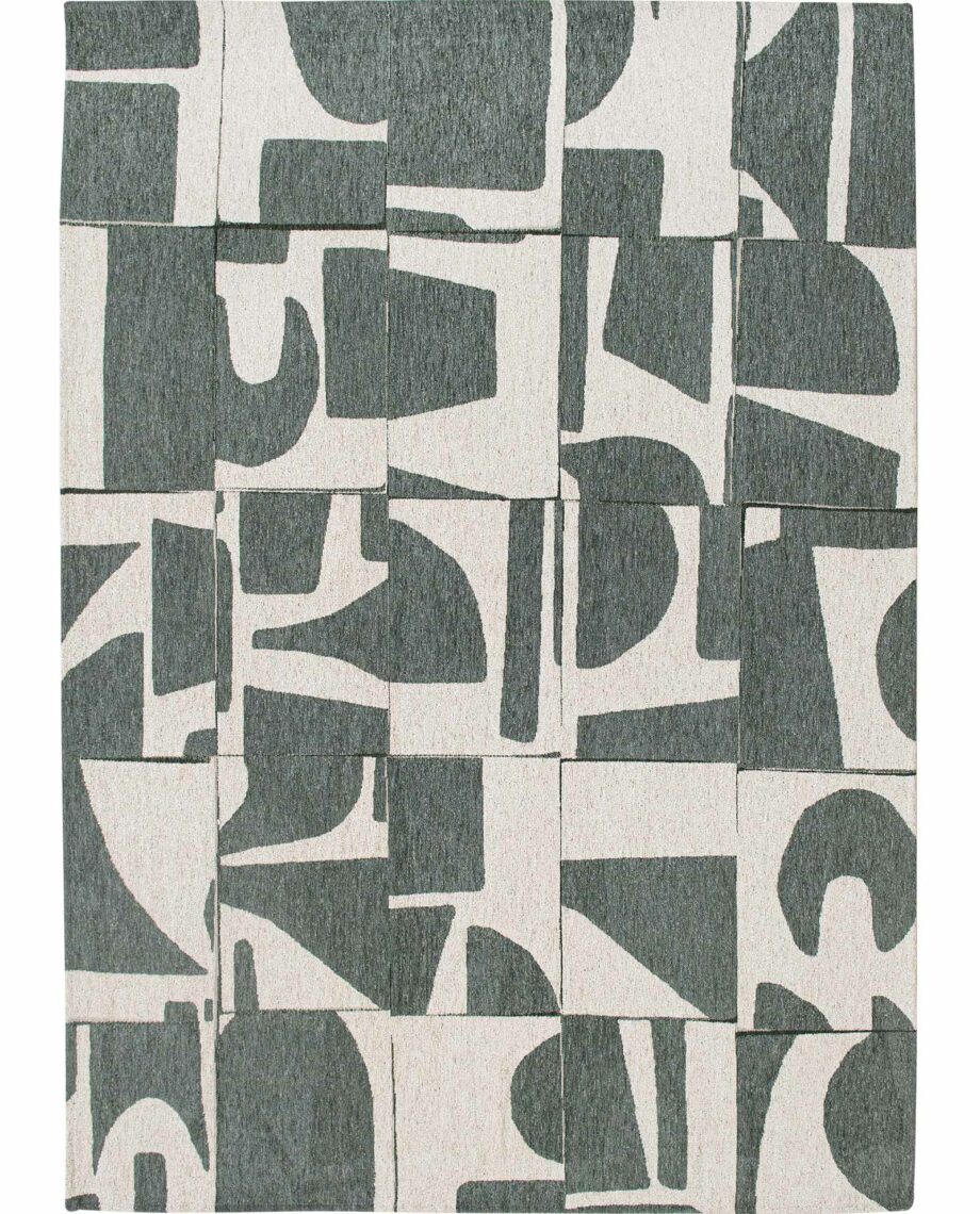 Louis De Poortere Teppich, Craft Sea Spray 9361, Papercut design