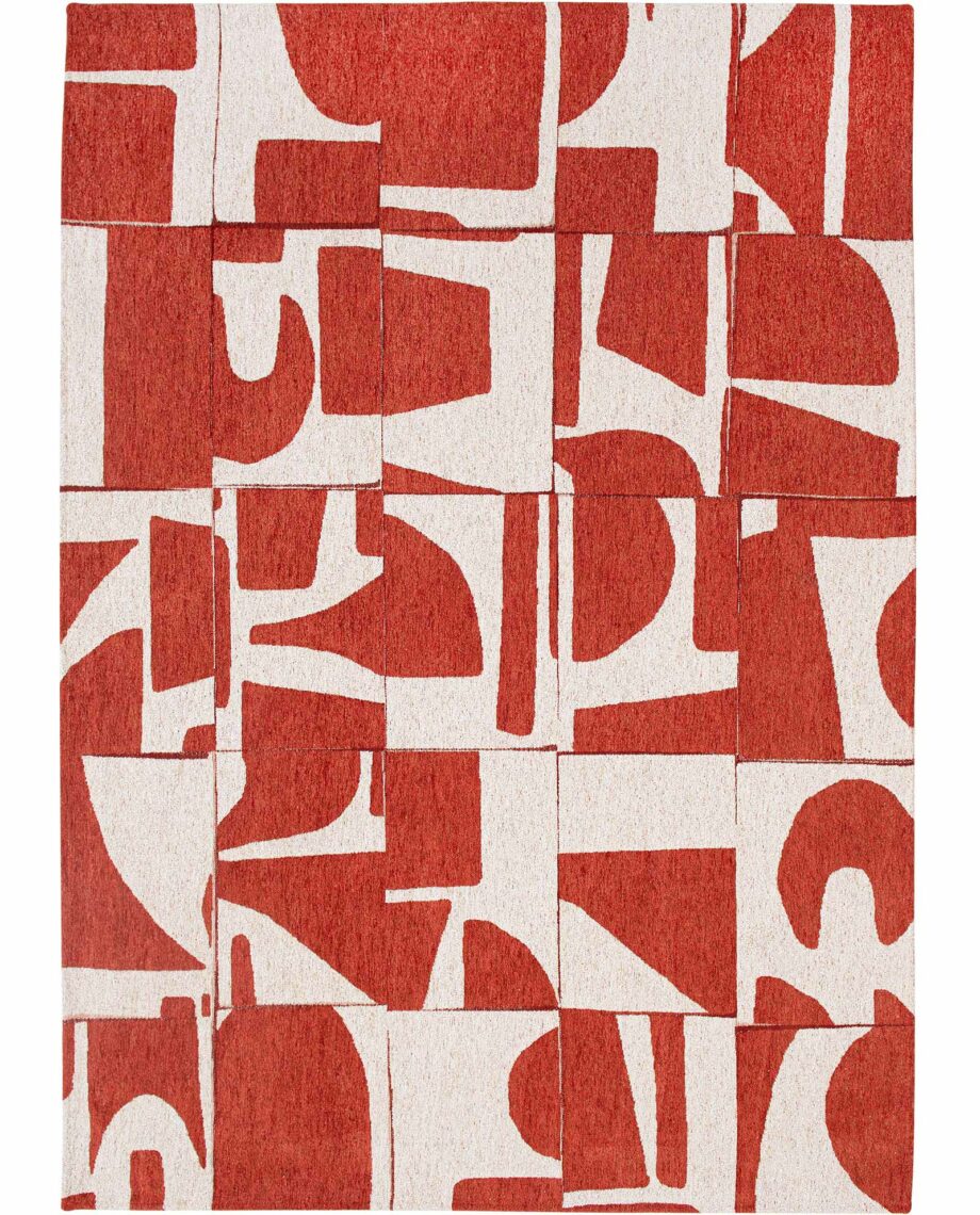 Louis De Poortere Teppich, Craft Rust 9364, Papercut design