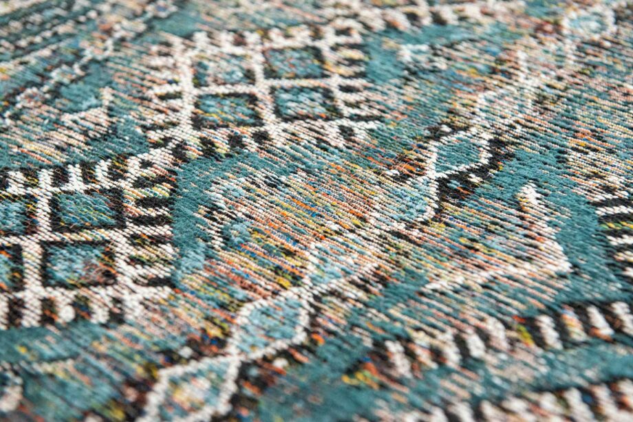 Louis De Poortere teppich LX 9110 Antiquarian Kilim Zemmuri Blue zoom 1
