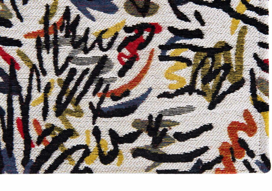 Louis De Poortere teppich LX 9144 Gallery Graffito Street Graph corner