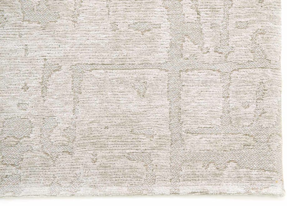 Louis De Poortere teppich LX 9197 Structures Baobab Dry Beige corner