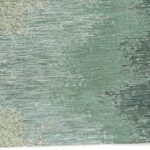 Louis De Poortere Teppich, Meditation Palm Green 9331, Lagoon design