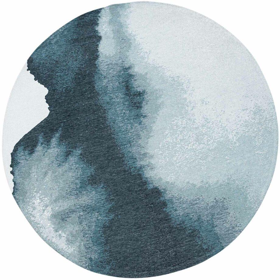 Louis De Poortere Teppich, Meditation Inkjet 9332, Lagoon design