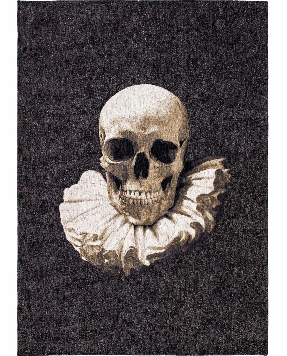 Louis De Poortere Teppich, Pop Funny Bones 9391, Momento Mori design