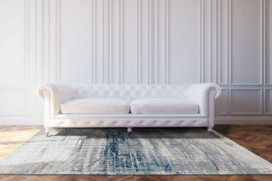 rugs Louis De Poortere LX8421 Mad Men Griff Bronx Azurite interior 2
