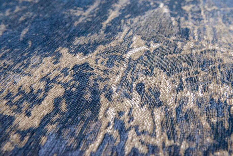 rugs Louis De Poortere LX8629 Mad Men Cracks Abyss Blue zoom