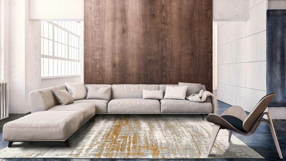 tapis Louis De Poortere LX8419 Mad Men Griff Columbus Gold interior