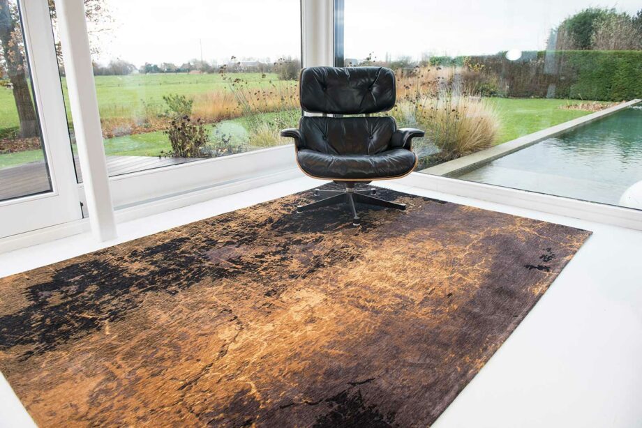 tapis Louis De Poortere LX8618 Mad Men Cracks Deep Mine interior