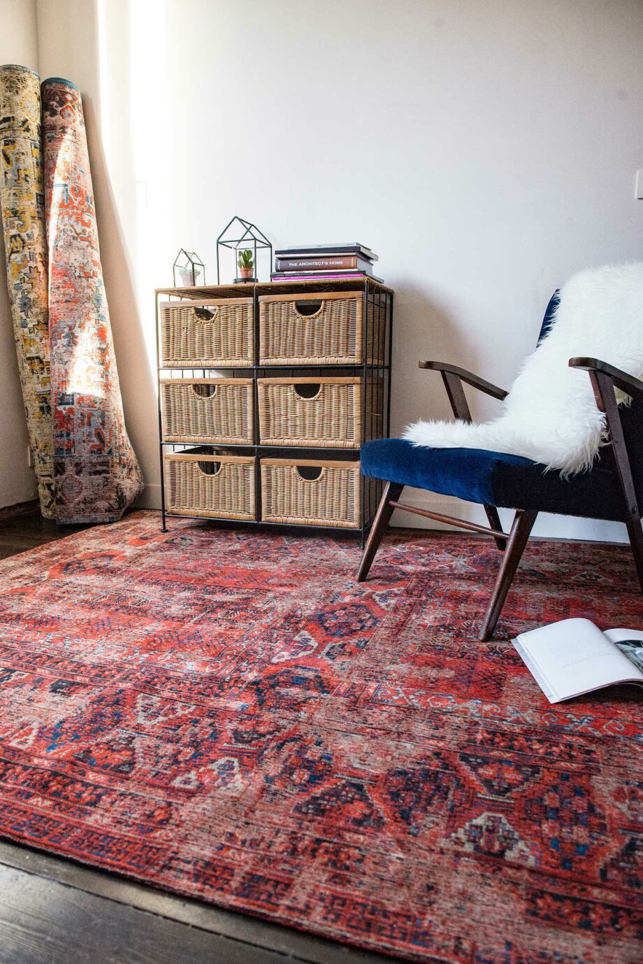 tapis Louis De Poortere LX8719 Antiquarian Antique Hadschlu 782 Red interior 2