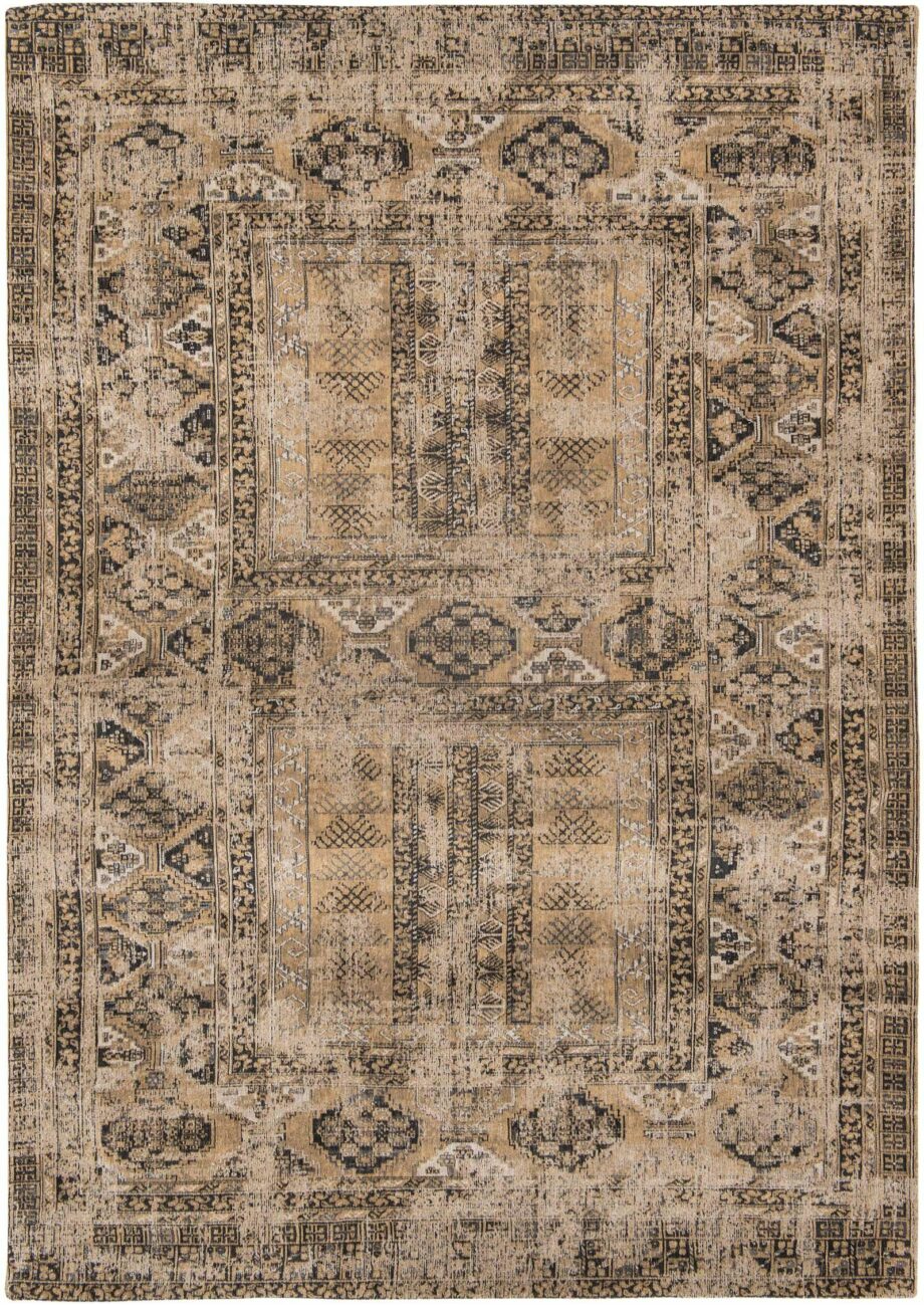 tapis Louis De Poortere LX8720 Antiquarian Antique Hadschlu Agha Old Gold