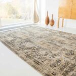 tapis Louis De Poortere LX8720 Antiquarian Antique Hadschlu Agha Old Gold interior