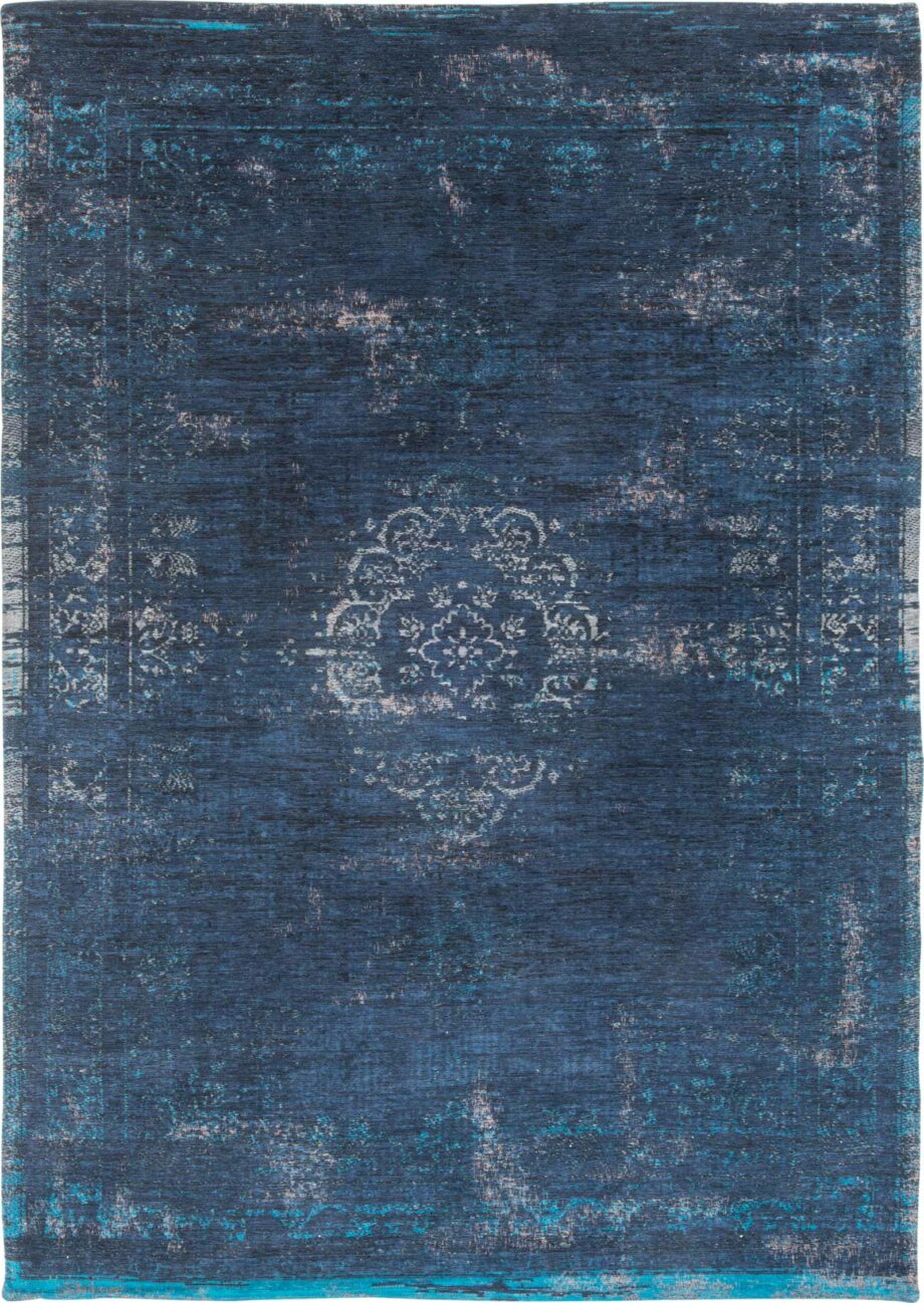 teppich Louis De Poortere LX 8254 Fading World Medaillon Blue Night