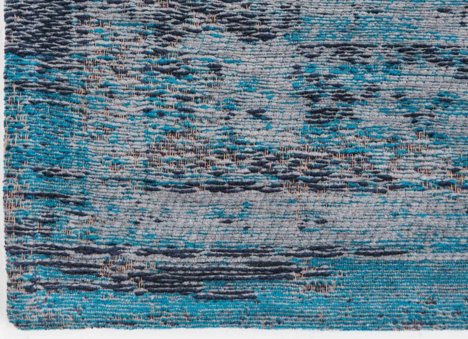 teppich Louis De Poortere LX 8255 Fading World Medaillon Grey Turquoise corner