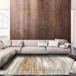 teppich Louis De Poortere LX 8419 Mad Men Griff Columbus Gold interior