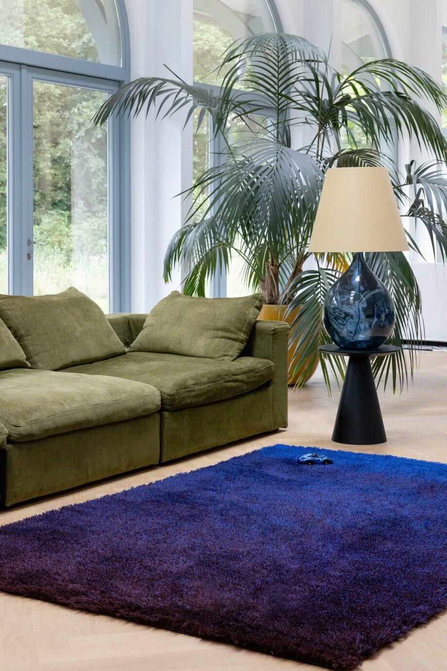 Brink & Campman tapis, Shade High Electric Blue Aubergine 11918