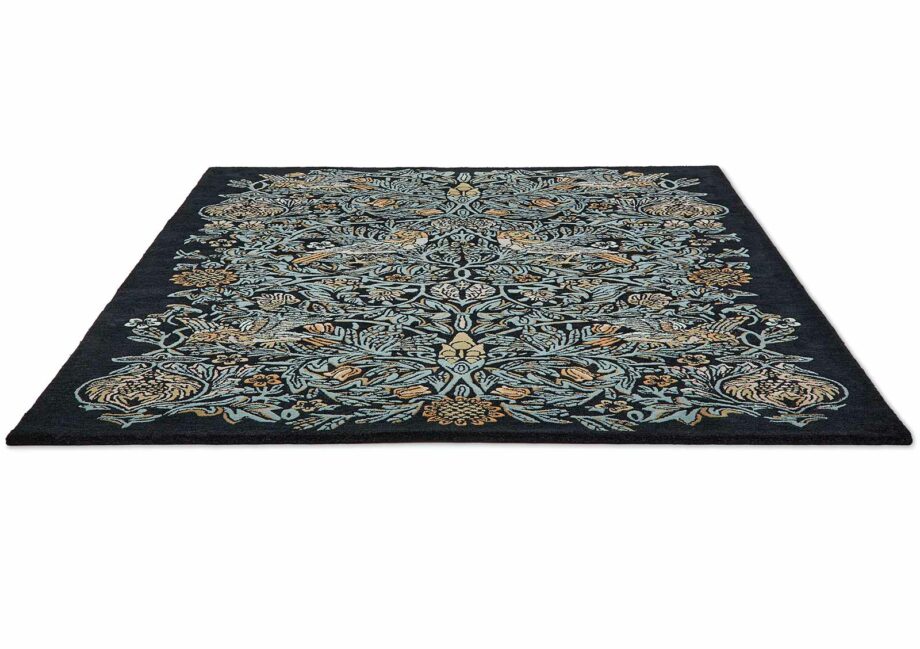 Morris & Co Rug, Bird Webbs Blue 128308