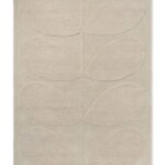 Orla Kiely Rug, Solid Stem Ecru 158309