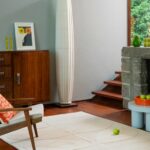 Orla Kiely Rug, Solid Stem Ecru 158309