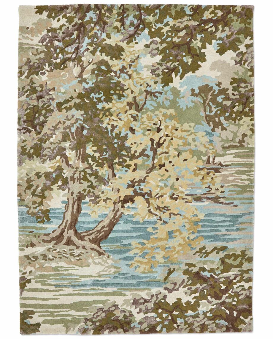 Sanderson Ancient Canopy Fawn Olive Green 146701 A