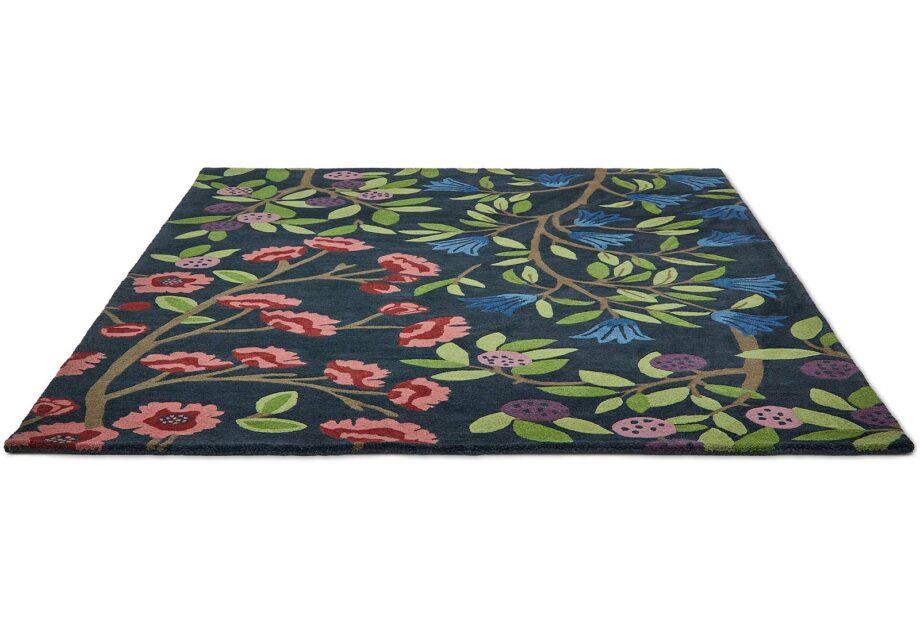 Sanderson tapis, Foraging Indigo 146618
