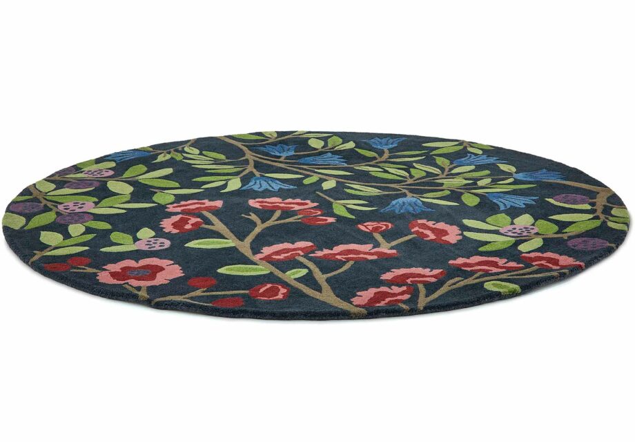 Sanderson tapis, Foraging Indigo 146618