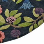 Sanderson Foraging Indigo 146618 E round