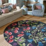Sanderson Foraging Indigo 146618 round interior 2