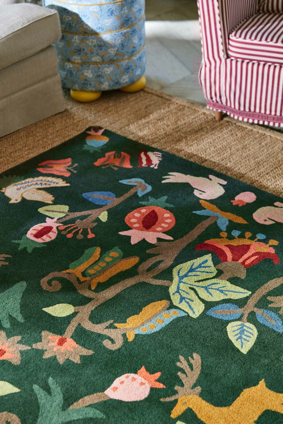 Sanderson tapis, Forest of Dean Forest Green 146907