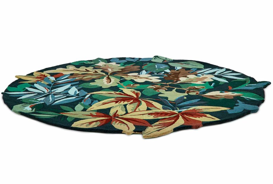 Sanderson Robins Wood Forest Green 146508 D round