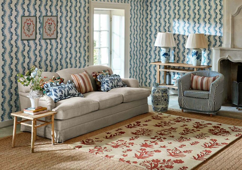 Sanderson Woodland Glade Linen Russet Brown 146801 interior 1