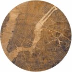 Louis De Poortere Teppich, Cities Gatsby Gold 9315, New York design