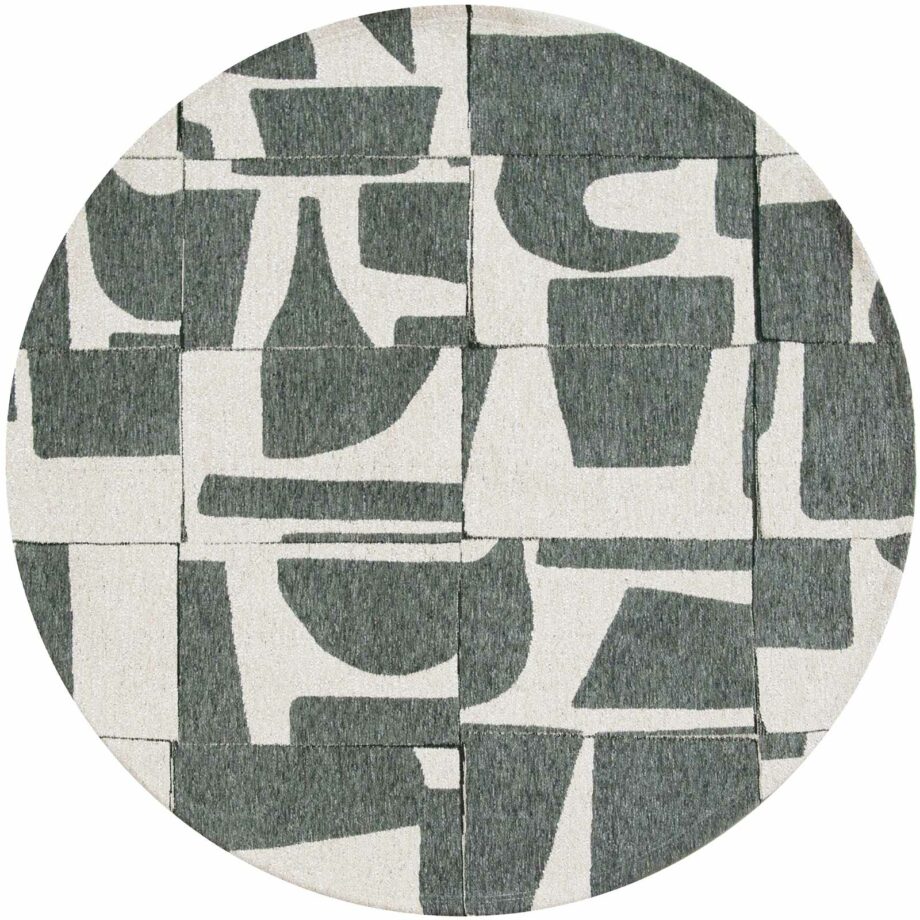 Louis De Poortere Rug, Craft Sea Spray 9361, Papercut design