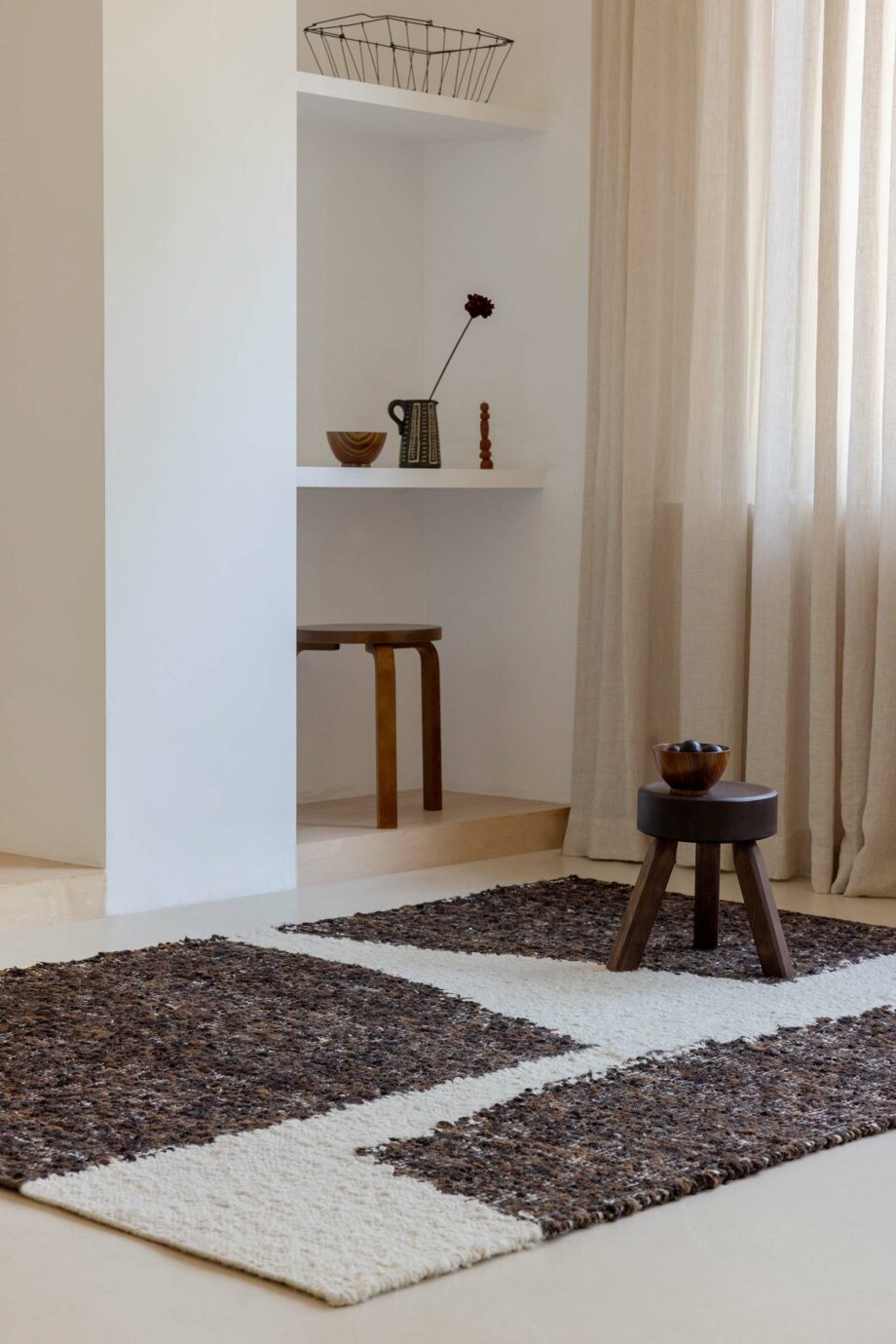 Brink & Campman Rug, Craft Fundament Chocolate Cream 149305