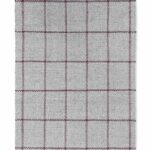 Brink & Campman tapis, Craft Matter Check Ash Stone Red 049100