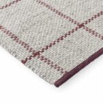 Brink & Campman tapis, Craft Matter Check Ash Stone Red 049100