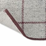 Brink & Campman tapis, Craft Matter Check Ash Stone Red 049100