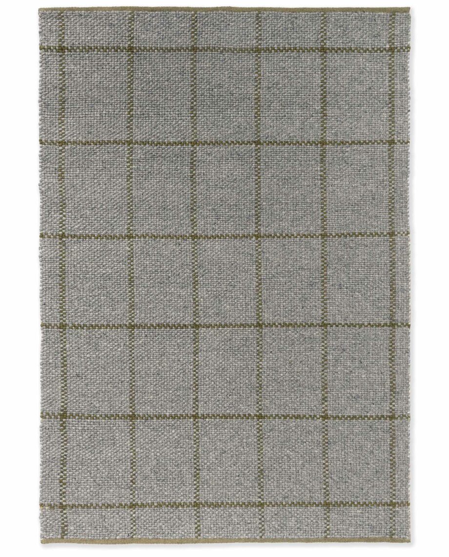 Brink Campman Craft Matter Check Slate Olive 049104 A