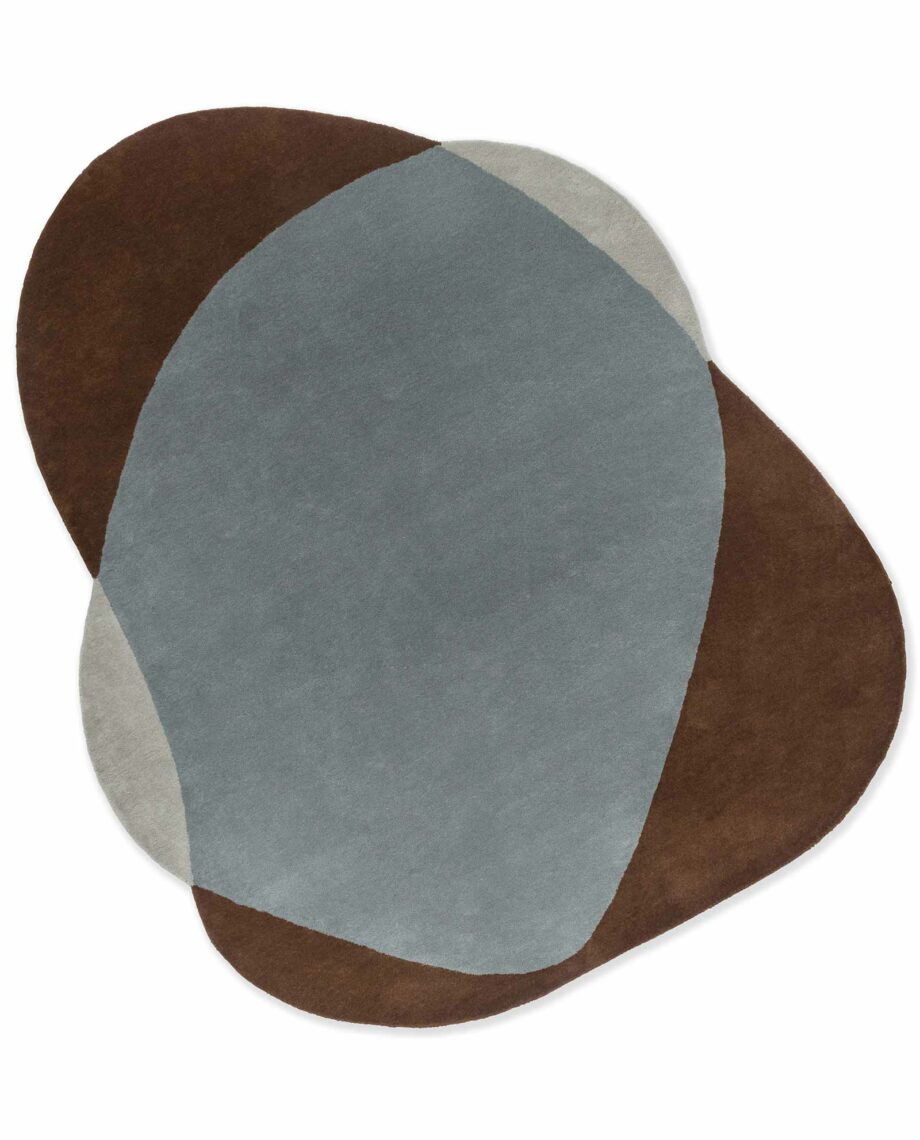 Brink & Campman Rug, Element Chad Brown Blue 087705