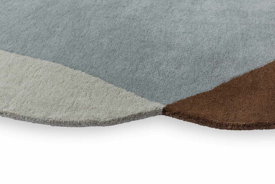 Brink & Campman Rug, Element Chad Brown Blue 087705
