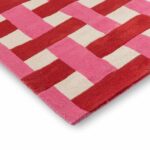Harlequin Basket Weave Coral Rose 144102 E