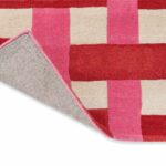 Harlequin Basket Weave Coral Rose 144102 F
