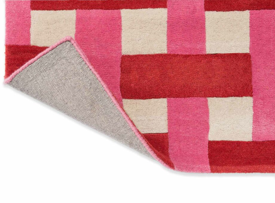 Harlequin Basket Weave Coral Rose 144102 F