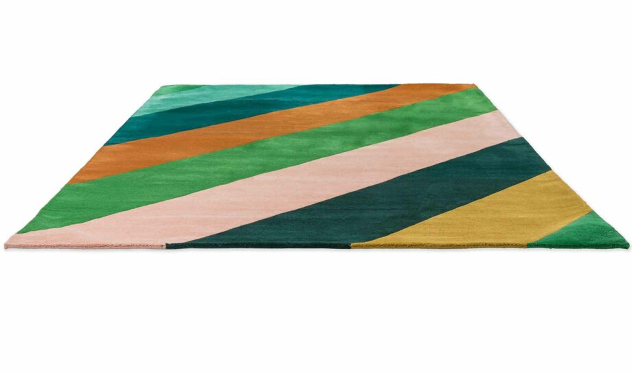 Harlequin Sherbet Stripe Emerald Amber 144417 D