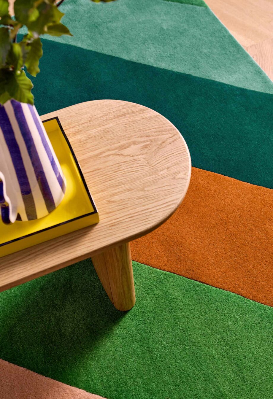 Harlequin Sherbet Stripe Emerald Amber 144417 interior B