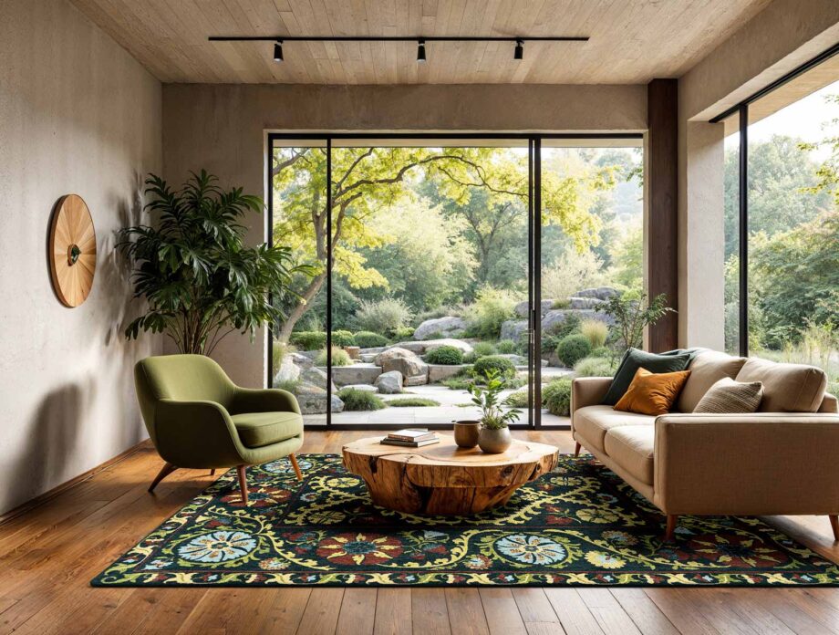 Louis De Poortere rug Antiquarian Suzani 9729 Bavaria Ambiance