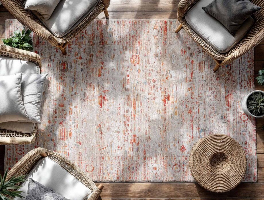 Louis De Poortere rug Antiquarian Ushak 9836 Galata Sunset Ambiance 2