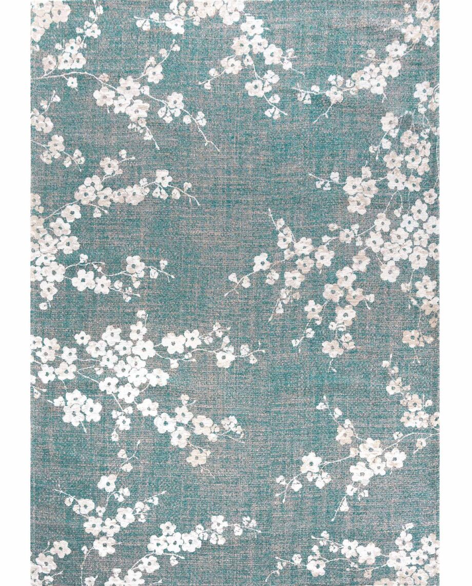 Louis De Poortere rug Sakura 9850 Sakura Lake Blue