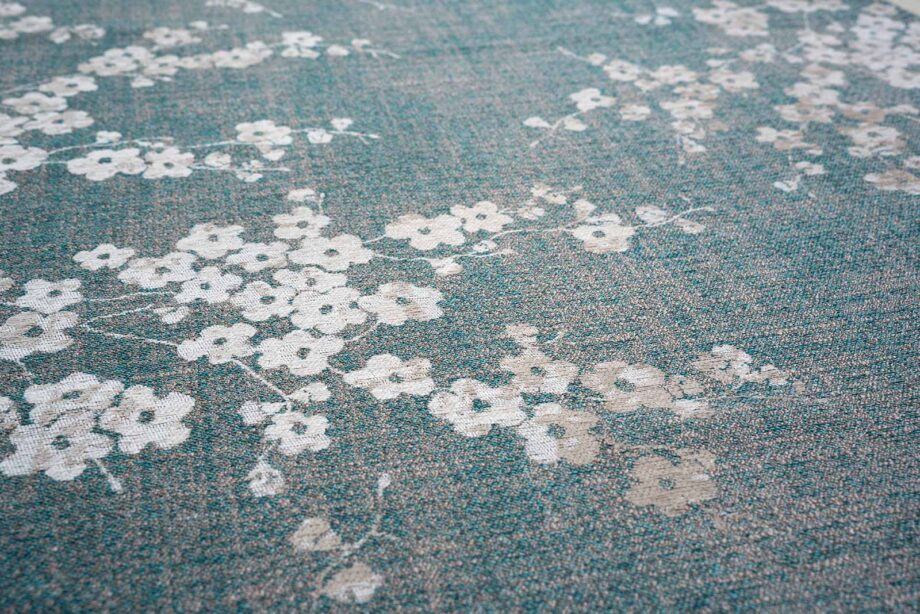 Louis De Poortere rug Sakura 9850 Sakura Lake Blue zoom 2