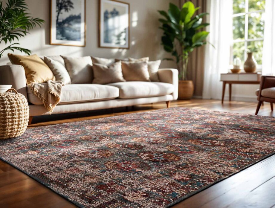 Louis De Poortere tapijt Antiquarian Kasak 9845 Kasak Almati Ambiance